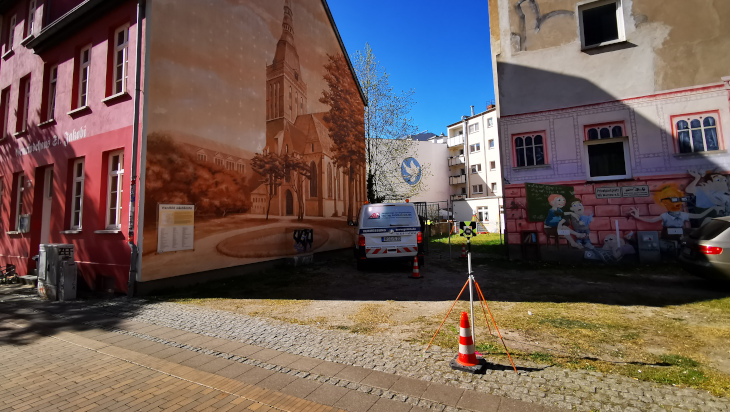 Durchführung einer Grenzfeststellung im Rahmen eines Bauantrags in der Hanse- und Universitätsstadt Rostock