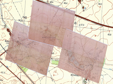 Visualisierung der Georeferenzierung historischer Karten in Mecklenburg-Vorpommern
