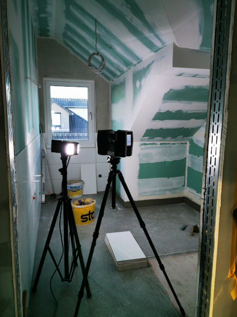 Vermessung von Wohnungen mittels 3D Laserscanning zur weiteren Wohnflächenberechnung