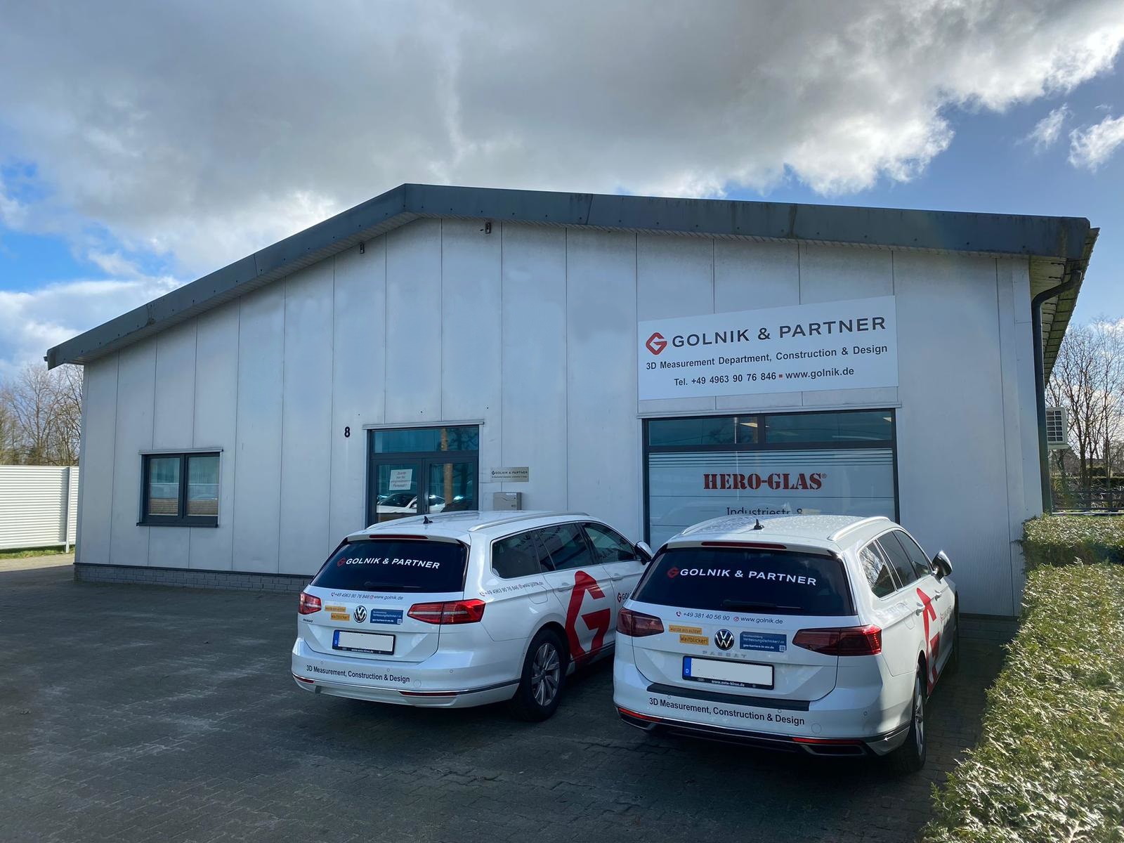 Unser Vermessungsbüro hat einen Standort in Dersum: 3D Measurement Department, Construction & Design