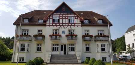 Das Rathaus-Gebäude in Kühlungsborn wurde durch 3D Laserscanning erfasst und ein 3D-Modell erstellt